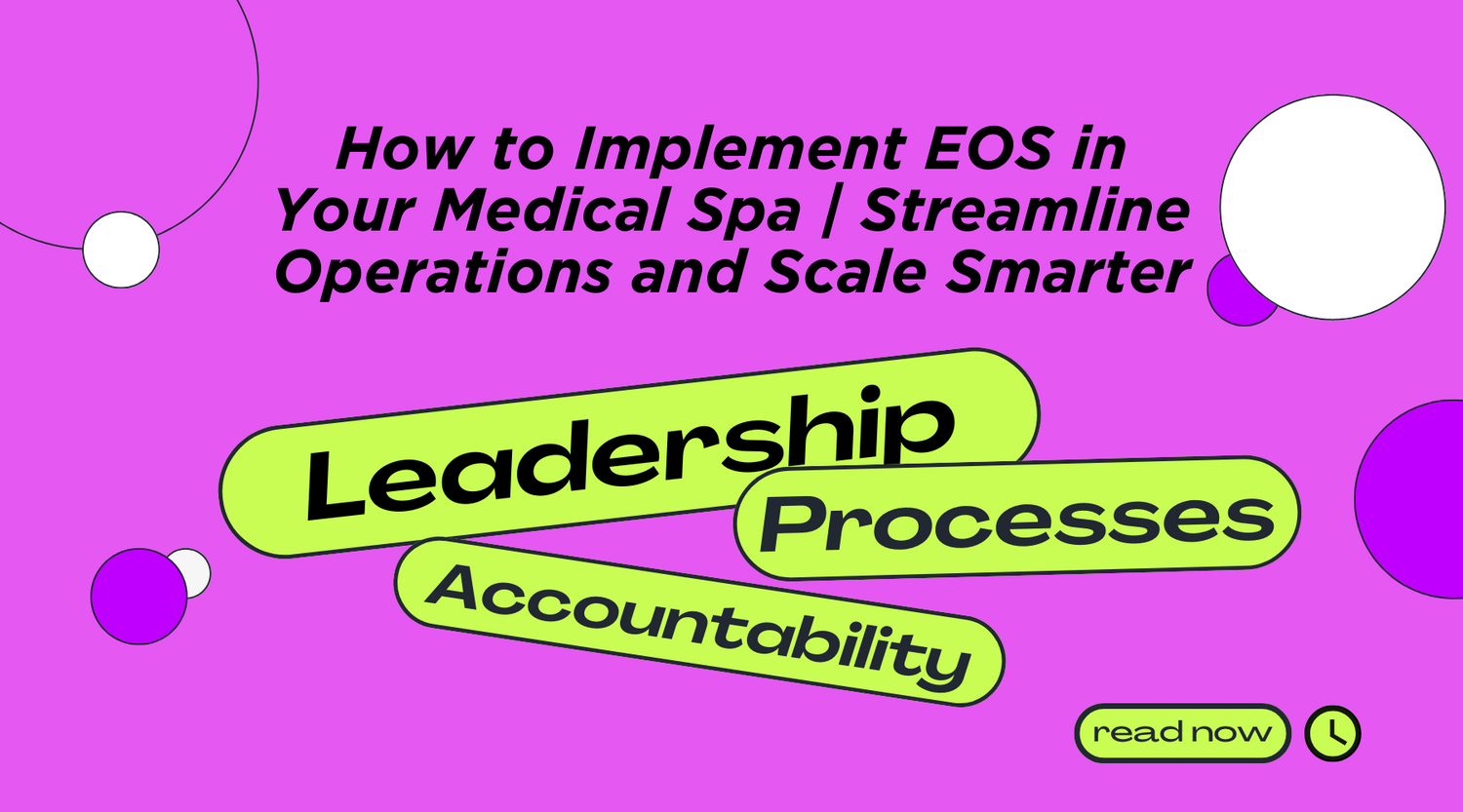 How to Implement EOS in Your Medical Spa | Streamline Operations and Scale Smarter